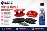 Wilwood 140-11291-R D52 Front Caliper Kit 1968-96 Gm Vehicles Red. Fixed Price $484.13.