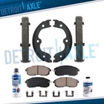 6PC Front Ceramic Brake Pads Rear Shoes For 2002-2004 Nissan Altima Infiniti G35. Fixed Price $53.63.