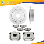 2X Rear Brake Calipers Rotors For 2007 - 2017 Jeep Wrangler W/ceramic Pads. Fixed Price $153.65.
