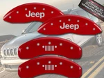 2011-2018 "jeep" Grand Cherokee Front Rear Red Grill Mgp Brake Caliper Cover Bry. Fixed Price $299.99.