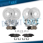 11.65" Front 10.63" Rear Drilled Rotors Brake Calipers Pads For Malibu G6 Aura. Fixed Price $399.87.