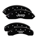Mgp Caliper Covers 42019SJPLBK 4PC Engraved Front/rear For 18-24 Jeep Wrangler. Fixed Price $334.04.