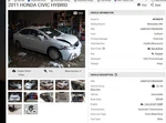 Passenger Right Caliper Rear Coupe Fits 06-11 Civic 4529223. Fixed Price $105.89.