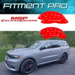 Mgp 12204SDD3RD Caliper Covers Set For 2011-26 Dodge Durango Red Finish Silver. Fixed Price $299.99.