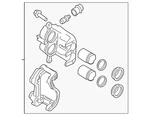 Genuine Nissan Disc Brake Caliper 41001-7KU0A. Fixed Price $1087.78.