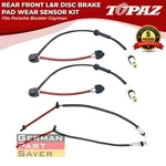 Topaz Rear Front L&r Disc Brake Pad Wear Sensor Kit For Porsche Boxster Cayman. Fixed Price $17.22.