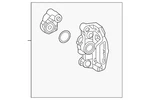 Genuine Mercedes-benz Disc Brake Caliper 232-423-90-00. Fixed Price $648.00.
