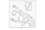 Genuine Ford Disc Brake Caliper JL1Z-2552-B. Fixed Price $357.80.