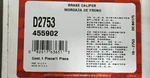 D2753 Disc Brake Caliper Rear Left Reman Fits Bmw M3 Cardone # 19-2753. Fixed Price $42.00.