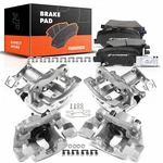 A-premium Brake Pad+caliper Front & Rear For Hyundai Accent 2012-2017 L4 1.6L. Fixed Price $249.99.
