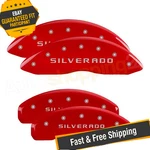Mgp 14252SSILRD Gloss Red Caliper Covers For 19-21 Chevy Silverado 1500. Fixed Price $299.99.