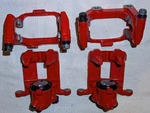 Bmw G2X Performance Oem Rear Set Red Electronic Caliper/bkts Pn 34206890757/8. Fixed Price $640.00.