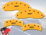 2007-2011 Lexus GS350 Front + Rear Yellow "mgp" Brake Disc Caliper Covers 4P Set. Fixed Price $249.00.