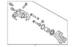 Genuine Mitsubishi Caliper Assembly 4605B674. Fixed Price $559.76.