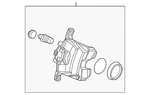 Genuine Gm Front Driver Side Disc Brake Caliper Assembly 13301189. Fixed Price $449.04.