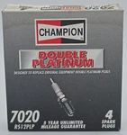 Champion RS12PLP 7020 Double Platinum Spark Plugs Pack Of 4 (SP-05). Fixed Price $8.44.
