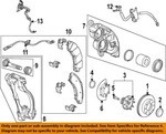 Gm Oem 20-25 Sierra 2500 Hd Front Suspension Brake Components-caliper 13543459. Fixed Price $133.05.