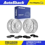 Front Rear Drilled Slotted Brake Rotors Ceramic Pads For 2007-2014 Gmc Yukon. Fixed Price $178.40.