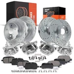 16X Front&rear Drilled Brake Rotor Pad + Caliper For Toyota Avalon. Fixed Price $421.99.
