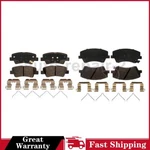 For 2017 2019 Elantra Raybestos Brakes Front Rear Disc Pad Set. Fixed Price $91.33.