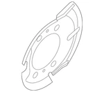 Genuine Nissan Brake Dust Shield 41151-JD01A. Fixed Price $55.07.