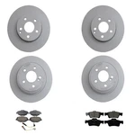 Zimmerman Front Rear Disc Brake Rotors & Akebono Euro Pads Kit For W211 E320 Rwd. Fixed Price $408.95.