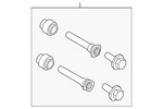 Genuine Ford Disc Brake Caliper Pin GB5Z-2C150-A. Fixed Price $23.23.