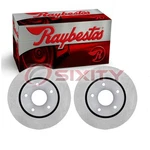 Pc Raybestos R-line Front Disc Brake Rotors For 2009-2010 Volkswagen Yr. Fixed Price $154.63.