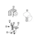 Genuine Mopar Brake Mounting Bolt 6510254AA. Fixed Price $5.28.