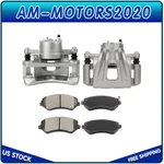 Front Brake Calipers And Ceramic Pads Set Fits 2002-2007 Jeep Liberty. Fixed Price $107.43.