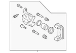Genuine Nissan Disc Brake Caliper 44011-6LA0B. Fixed Price $507.30.