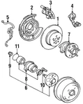 Genuine Toyota Disc Brake Caliper 47730-33140. Fixed Price $66.52.