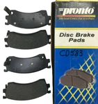 Pronto CD583 Disc Brake Pad Set Fits 1993 Ford Probe, Mazda 626, MX-6. Fixed Price $18.99.