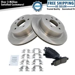 Rear Brake Rotor & Premium Posi Ceramic Pad Kit For Nissan 350Z G35. Fixed Price $64.22.