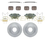 Front Brake Rebuild Kit Calipers Rotors Pads Lines For Nissan Datsun 260Z 280Z. Fixed Price $361.02.