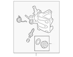 Genuine Volkswagen Disc Brake Caliper 5QM-615-424-A. Fixed Price $238.55.