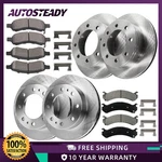 Front 12.8" Rear 12.99" Brake Rotors Pads Kit For Silverado Sierra 1500 Hd H2. Fixed Price $235.99.