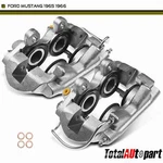 2PCS Disc Brake Caliper 4 Piston Ford Mustang 1965-1966 Front Left & Right. Fixed Price $145.99.