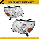 Kac For Toyota Tacoma 2005-2011 2.7L 4.0L Pair Headlights Assembly Chrome Hosing. Fixed Price $93.99.