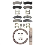 Ceramic Brake Pads Rear Shoes Kit Front For Chevrolet Suburban 1500 2000-2006. Fixed Price $103.91.