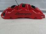 Lamborghini Huracan, Lh, Front Carboceramici Caliper, Red, Used, P/n 4T0615105CE. Fixed Price $1500.00.