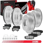 Front & Rear Brake Rotors + Pads For 2008-2019 2020 2021 Toyota Sequoia Tundra. Fixed Price $210.99.