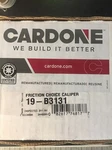 Disc Brake Caliper-unloaded W/ Bracket Rear Left Cardone 19-B3131 #R9. Fixed Price $50.00.