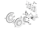 Genuine Mercedes-benz Rear Right Piston Housing 2314231081. Fixed Price $169.99.