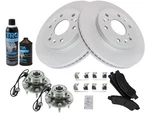 For 2007-2014 Gmc Yukon Xl 1500 Brake Pad And Rotor Wheel Hub Kit 32551HTWH. Fixed Price $293.24.