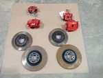 22-25 Hyundai Elantra Red N-line Brake Caliper 14.2 Rotor Set Front Rear 2819164. Fixed Price $1169.00.
