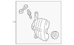 Genuine Audi Disc Brake Caliper 8V0-615-123. Fixed Price $225.53.