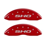 Mgp Fits 4 Caliper Covers Engraved Front & Rear Sho Red Finish Silver Ch. Fixed Price $299.99.