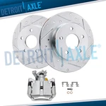 Lug 10.63'' Rear Drilled Rotors Left Brake Caliper For Cobalt Malibu Hhr G6 G5. Fixed Price $128.43.