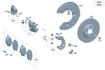 Genuine Mercedes-benz Brake Carrier 206-423-36-00. Fixed Price $158.60.